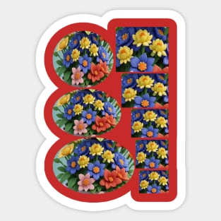 flowers extracts Sticker